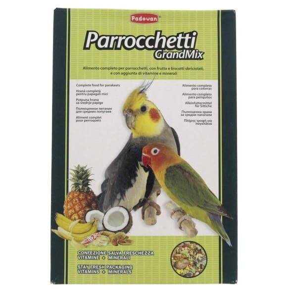 Padovan GrandMix Parrocchetti hrana za srednje papagaje 400g