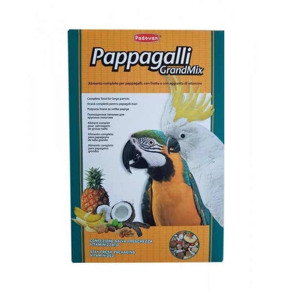 Padovan GrandMix Pappagalli hrana za velike papagaje 600g