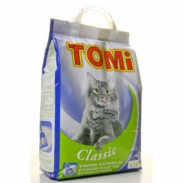 TOMI CLASSIC - pesak za mačke 5l