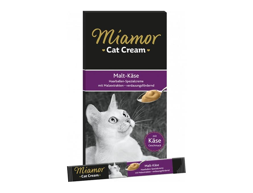 MIAMOR CAT CREAM - sa maltom i sirom 6x15g