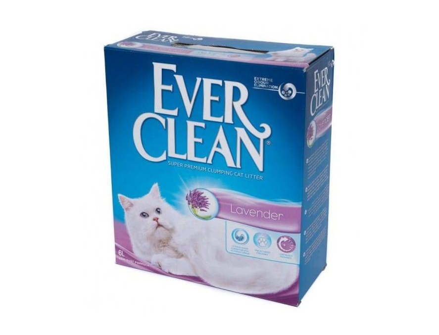 EVER CLEAN Posip za mačke Lavander, s mirisom, grudvajući