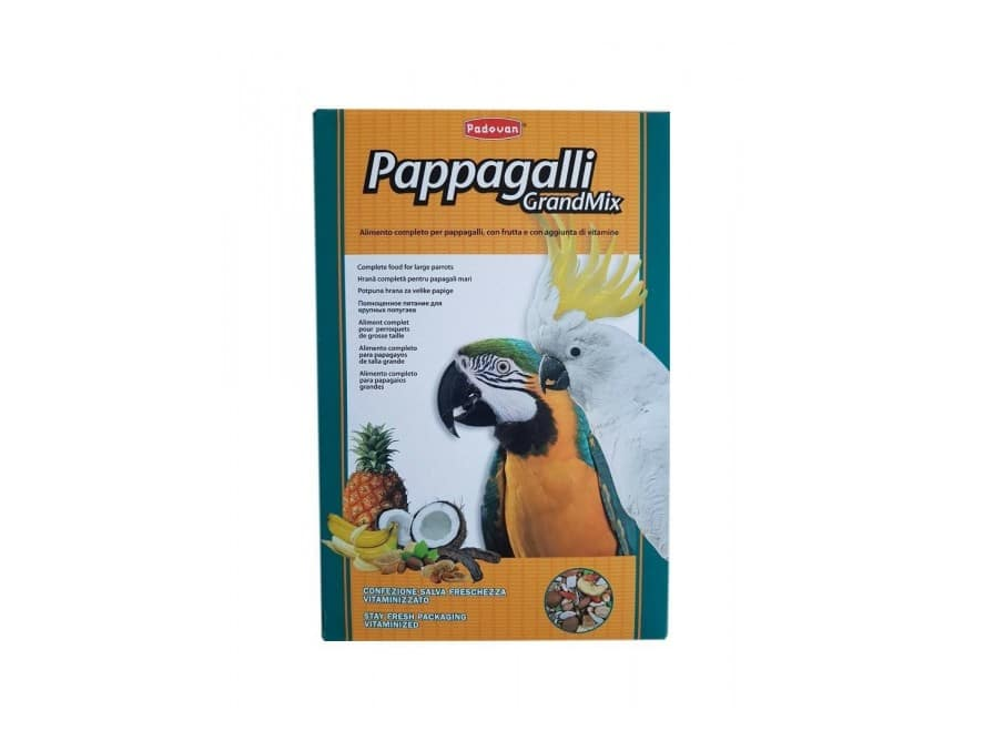 Padovan GrandMix Pappagalli hrana za velike papagaje 600g