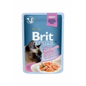 BRIT PREMIUM SOS ZA MACE SA LOSOSOM 85G