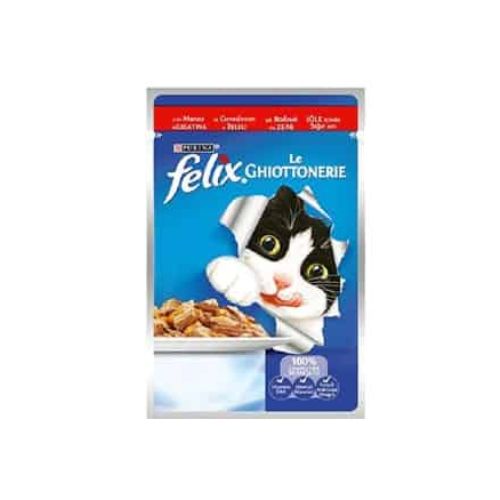 FELIX KESICE ZA MAČKE GOVEDINA U ZELEU 85G 1 FELIX KESICE ZA MAČKE GOVEDINA U ZELEU 85G