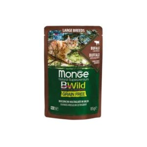 MONGE BWILD SOS ZA MAČKE BIVO I POVRĆE 85G
