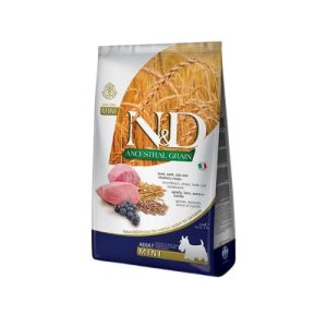 N&D ANCESTRAL GRAIN MINI ADULT JAGNJETINA I BOROVNICA 7KG