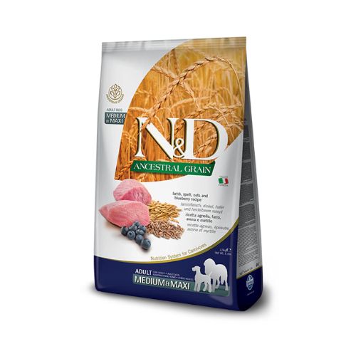 n&d ancestral grain medium i maxi adult jagnjetina 12kg 1 n&d ancestral grain medium i maxi adult jagnjetina 12kg