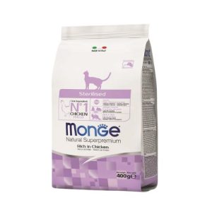 MONGE CAT STERILISANE PILE 400G