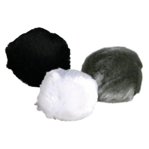 TRIXIE IGRAČKA ZA MACE KRZNENA LOPTA SA ZVONOM Ø 3 CM (KOMAD)