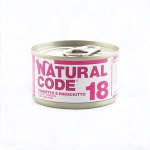 NATURAL CODE 18 KONZERVA ZA MACE TUNA I ŠUNKA 85g