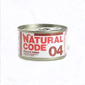 NATURAL CODE 04 KONZERVA ZA MACE TUNA I PILETINA 85g