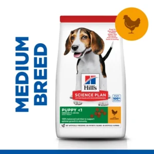 HILLS MEDIUM PUPPY PILETINA I PIRINAČ 14KG