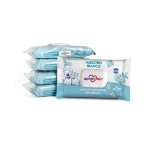 VLAŽNE MARAMICE AMOREMIOR MUSCHIO BIANCO 40kom