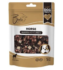 BESTA POSLASTICE CUBES SA KONJETINOM 80g