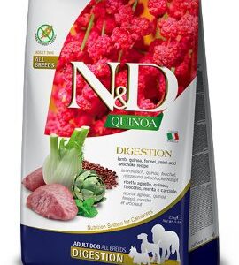 N&D QUINOA MEDIUM MAXI ADULT DIGESTION JAGNJETINA 7kg