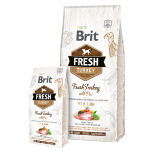 Shop 23 BRIT FRESH ALL BREED ADULT LIGHT FIT ĆURKA I ARONIJA 12KG