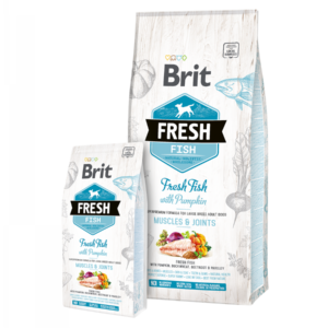 Shop 24 BRIT FRESH ALL BREED ADULT RIBA, PILETINA I BUNDEVA 12kg